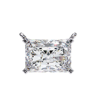 RADIANT Cut Solitaire Pendant