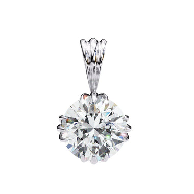 Halo Solitaire Pendant