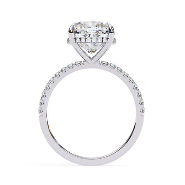 Queen of Diamonds Solitaire Ring