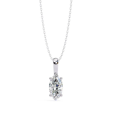 Marquise Cut Solitaire Pendant