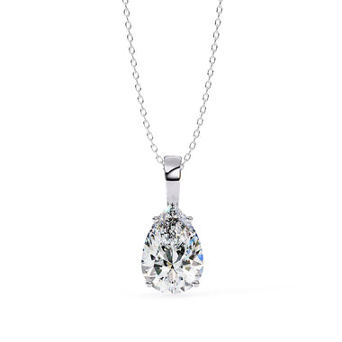 PEAR Cut Solitaire Pendant