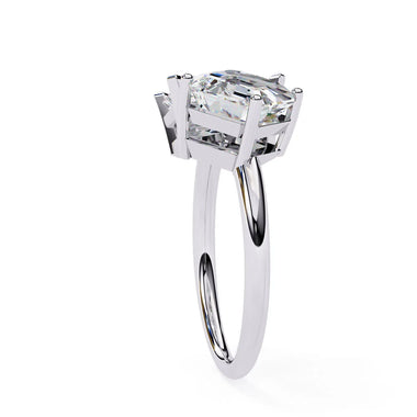 EmeSqu Solitaire Ring