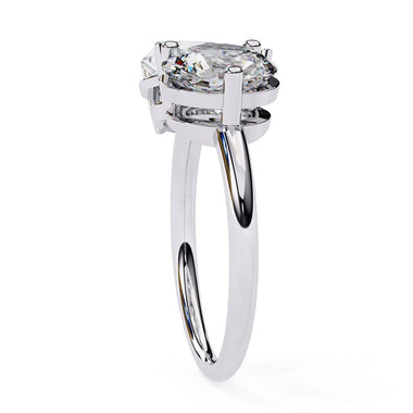 Julia Two Stone Solitaire Ring