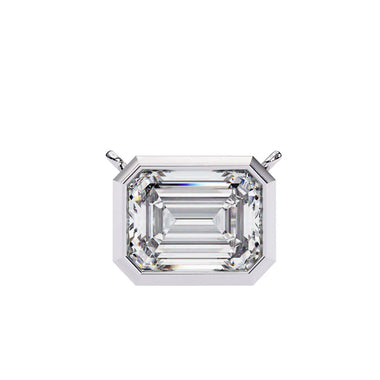 Emerald Cut Solitaire Pendant