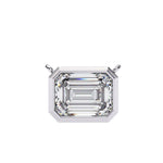 Emerald Cut Solitaire Pendant