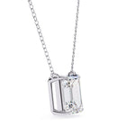 Emerald Cut Solitaire Pendant