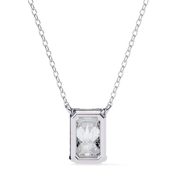 Emerald Cut Solitaire Pendant