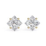 Princess Cut Solitaire EarStuds