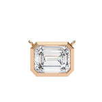 Emerald Cut Solitaire Pendant