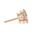 Princess Cut Solitaire EarStuds