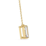 Emerald Cut Solitaire Pendant