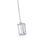 Emerald Cut Solitaire Pendant
