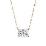 RADIANT Cut Solitaire Pendant