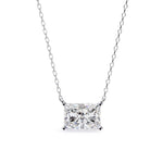 RADIANT Cut Solitaire Pendant