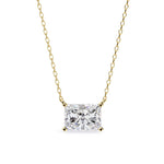 RADIANT Cut Solitaire Pendant