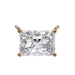 RADIANT Cut Solitaire Pendant