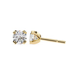 Round Cut Solitaire EarStuds