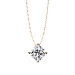 CUSHION Cut Solitaire Pendant