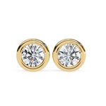 Round Cut Solitaire EarStuds