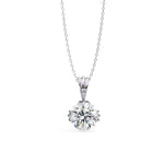 Halo Solitaire Pendant