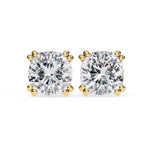 Cushion Cut Solitaire EarStuds