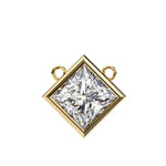 PRINCESS Cut Solitaire Pendant