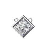 PRINCESS Cut Solitaire Pendant