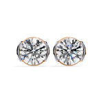 Round Cut Solitaire EarStuds