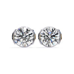 Round Cut Solitaire EarStuds