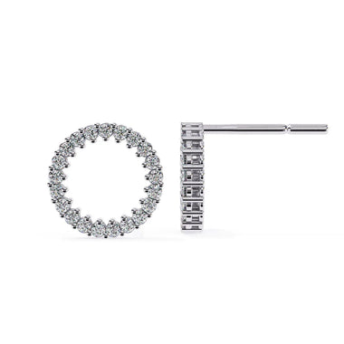 Round Cut Solitaire EarStuds