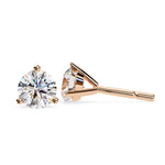Round Cut Solitaire EarStuds