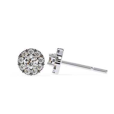 Round Cut Solitaire EarStuds