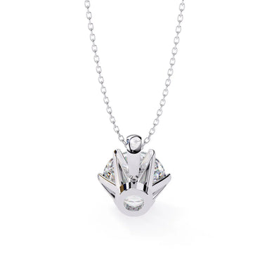 Gold Stunning Cluster Diamond Pendant