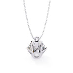 Gold Stunning Cluster Diamond Pendant