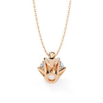 Gold Stunning Cluster Diamond Pendant