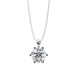 Gold Stunning Cluster Diamond Pendant