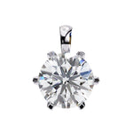 Gold Stunning Cluster Diamond Pendant