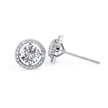 Round Solitaire EarStuds