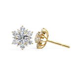 Round Solitaire EarStuds