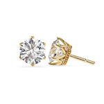 Tio Round Cut Solitaire EarStuds