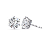 Tio Round Cut Solitaire EarStuds