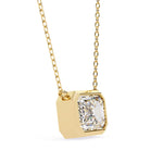 Emerald Cut Solitaire Pendant