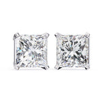 Princess Cut Solitaire EarStuds