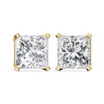 Princess Cut Solitaire EarStuds