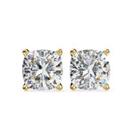 Cushion Cut Solitaire EarStuds