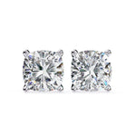 Cushion Cut Solitaire EarStuds