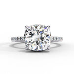 Queen of Diamonds Solitaire Ring