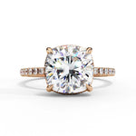 Queen of Diamonds Solitaire Ring