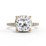 Queen of Diamonds Solitaire Ring
