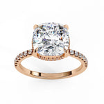 Queen of Diamonds Solitaire Ring